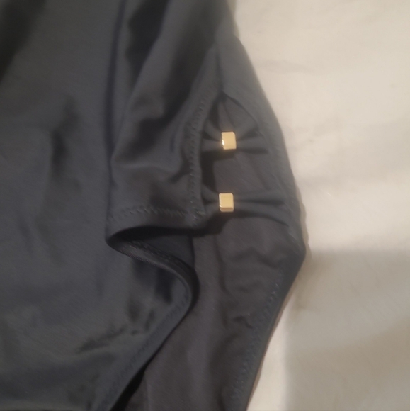 NWT City Chic CCX Gidget 1pc. WOMENS SZ 20 Black Swimsuit halter Plunge LOW back - Picture 5 of 11